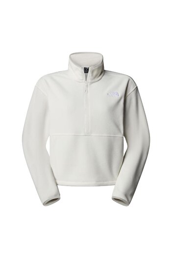 THE NORTH FACE Women's Glacier 1/2 Zip Short Fleece Nf0A8D2Cqli1 White-M