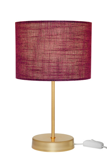 AG LightDesign Purple Lampshade Double Set of 2 Bedroom Living Room Modern Stylish Table Lamp
