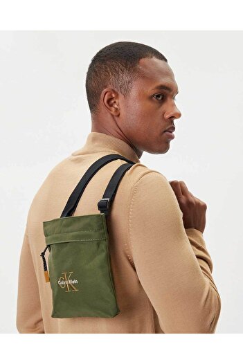 Calvin Klein Plain Nylon Men's Crossbody Bag