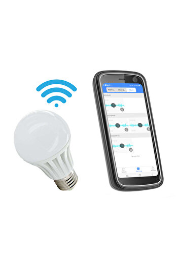SMT SECURITY Spy 12W Wi-Fi Bulb with Microphone & Real-Time Audio Recorder – iOS/Android Control