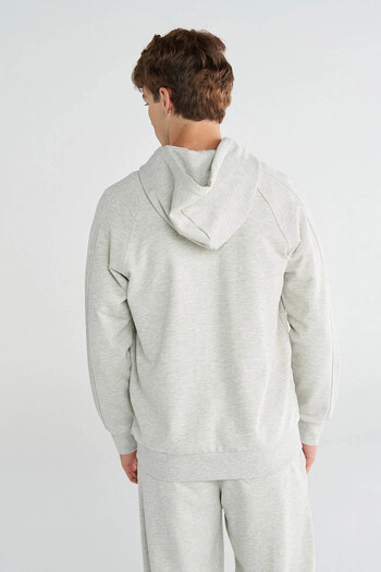 hummel Sammy Zippered Gray Men's Sweatshirt 922431-9098