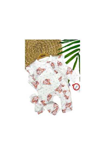 Momercy Baby Toy and Bear Baby Girl Romper and Buckle