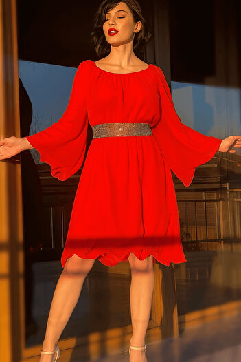 Ie Traditionala Elegant veil dress Mioara