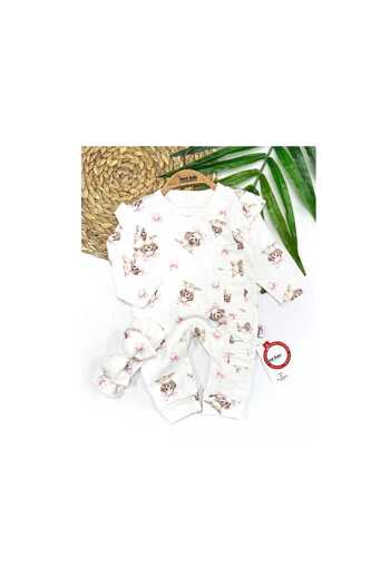 Momercy Tiny Dog Baby Girl Romper and Buckle