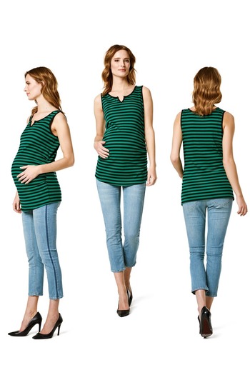 Supermom Striped tank top for pregnant women