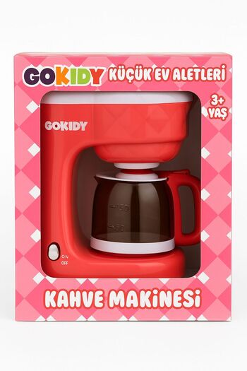 ela777 Gerçekçi Sesli Mini Kahve Makinası 15,5x9x16,5 cm