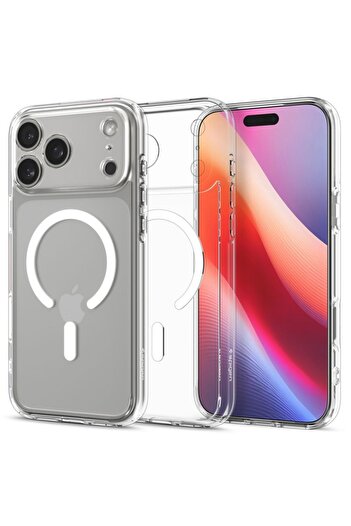 Spigen Case for iPhone 17 Pro Max, Ultra Hybrid T MagSafe, Transparent