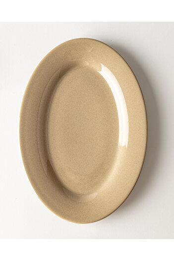 Madame Coco Cielo Boat Plate - Beige - 25 cm