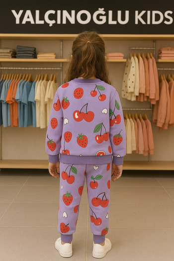 Yalçınoğlu Kids Children's Boys' Cotton Printed Suit I Comfortable Casual Wear for School, Nursery, and Park