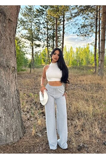 SHİROSA Lycra Casual Pants