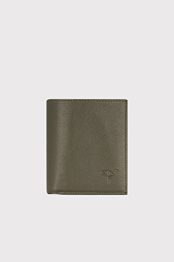 Garbalia Genuine Leather Green Men's Coin Pocket Wallet Jackson Dortmund