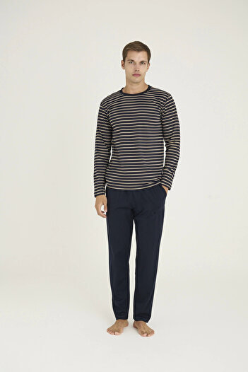 Kocabey 9215 Men's O-Collar Pajama Set