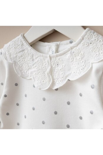 Minimus Newborn Baby Girl Cotton Baggy Cut Lace Romper Set with Bandana Hospital Release Gift