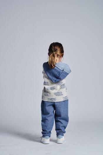 MiaBaby Ethnic Pattern Hooded 2-Piece Set