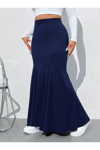 CNG MODA Plus Size Stylish Slimming Hijab Fish Skirt
