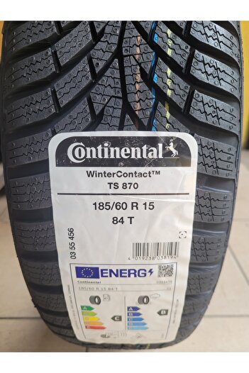 Continental 185/60R15 Winter Contact TS870 84T Set Olarak (4 ADET) 2025 Üretim*