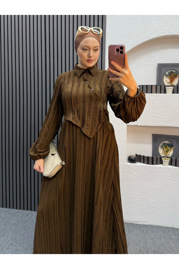 ENSA TESETTUR Deep Dress Brown