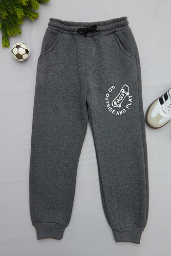 Fulla Moda 3 Thread Skateboard Printed Jogger Boys' Sweatpants