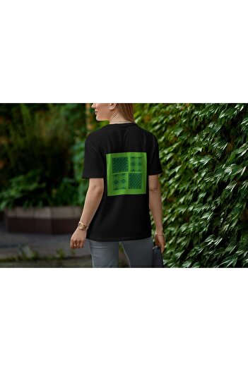 Generic StylX Women Cotton Printed T-Shirt – National Day 95 Edition D07, Round Neck, Short Sleeve - Large