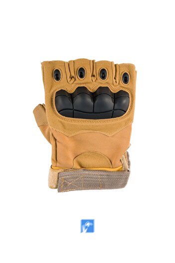 PIECE SIGNATURE Water Resistant Polyester Biker Cut Finger Gloves