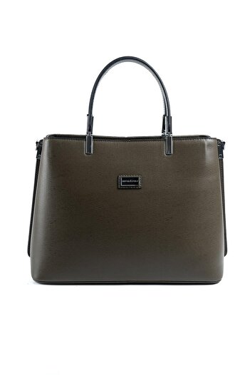 Silver Polo Silver & Polo Khaki Sp924 Women's Handbag