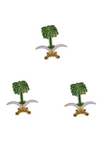 Generic Saudi Arabia emblem Badge for National Day