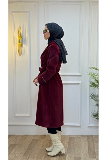 Tebrikler tekstil Women Long Trench Coat Model G3420