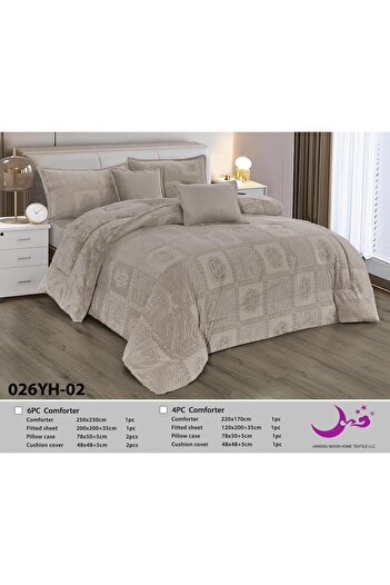 MingMoon Winter bedspread for one and a half people, consisting of 5 pieces, with attractive designs and colors