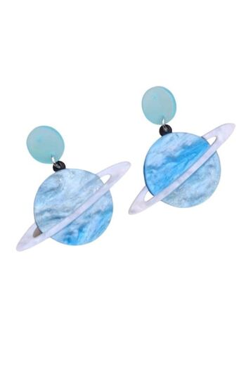 SYGGY Cercei Planet, model planeta Saturn, albastru