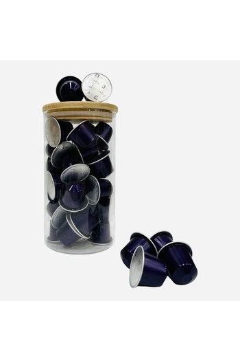 Nespresso Arpeggio Capsule Coffee 30 Pieces + Glass Storage Jar Gift