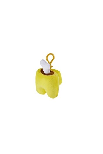 AMONG US Plush toy with keychain, Series 2, Yellow, Height 13 cm