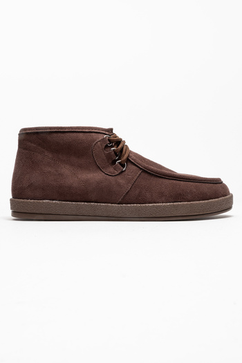 by selvi Lukka Shoes Мъжки ботуши за голф от суед с връзки и горчив кафе цвят от Amy