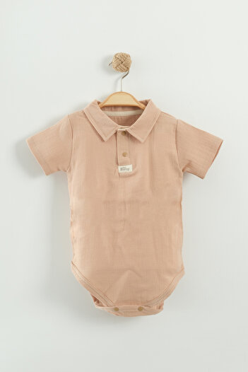 Mini Baray Baby Boy Shirt, T-Shirt and Suspender Shorts 3-Piece Set (9-12-18-24 Months)