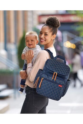Skip Hop Jersey Backpack Blue