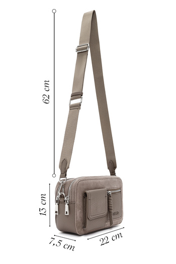 Derimod Women's Mink Long Strap Crossbody Bag 25Wbd246514