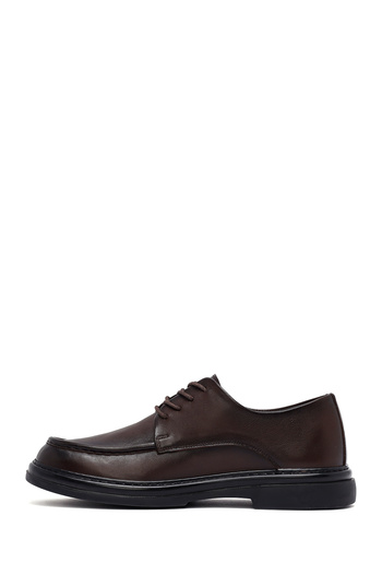 Derimod Men's Brown Lace-Up Leather Casual Shoes 25Wfd661318