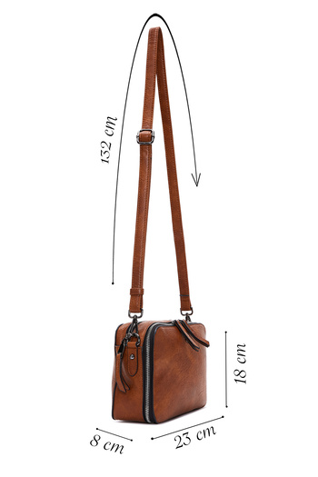Derimod Women's Tan Long Strap Crossbody Bag 25Wbd246118