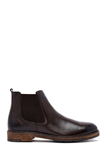Derimod Men's Brown Leather Chelsea Boots 25Wfd6719Ft
