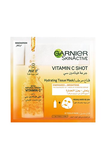 Garnier SkinActive Vitamin C Shot Hydrating Tissue Mask 33 g