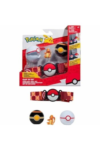 Pokémon Set Figurines Pokemon Clip 'N' Go, Charmander, 5 cm, Multicolor