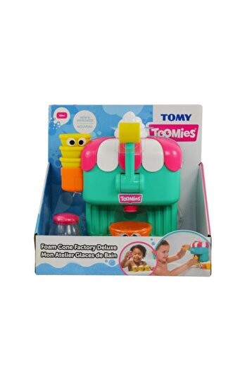 Tomy Interactive Toy Toomies, Foam Ice Cream Factory, Multicolor, +18 Months