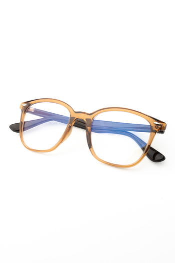 Focus On Talia Light Brown Blue Light Filter Photochromic Screen Glasses