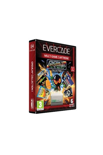 EVERCADE Joc, Multi Game Cartridge, #24, Gremlin Collection 1, 6in1, Retro