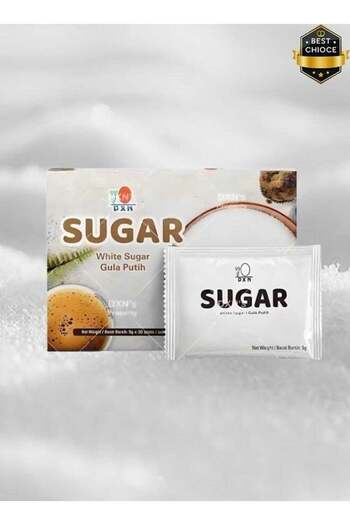 DXN White Sugar 5 Grams x 30 Sachets