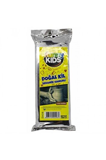 Rich Funny Kids White Natural Clay Ceramic Plasticine 1000 g