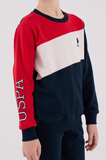 U.S. Polo Assn. Boys' Long Sleeve Pajama Tracksuit Set South