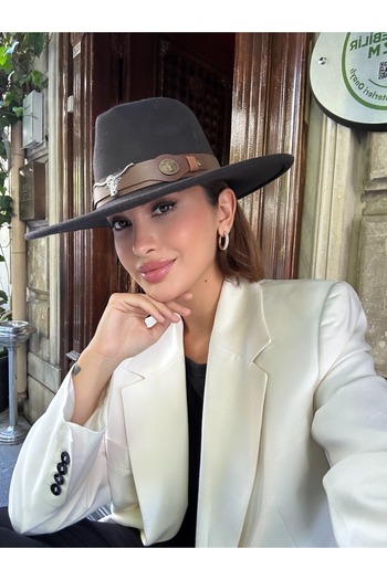 LAGRANZE Wide Brim Cowboy Hat