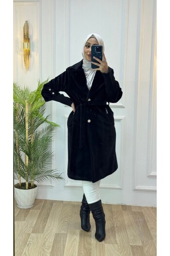 Tebrikler tekstil Women's Winter Midi Coat Model G3446