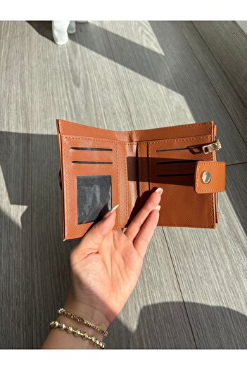yako Coco Medium Size Women's Wallet with Coin Compartment and Card Holder, Zipper Closure