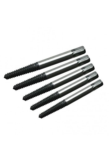 Silverline Set extractoare de suruburi DA70, 5 bucati, 3-18mm